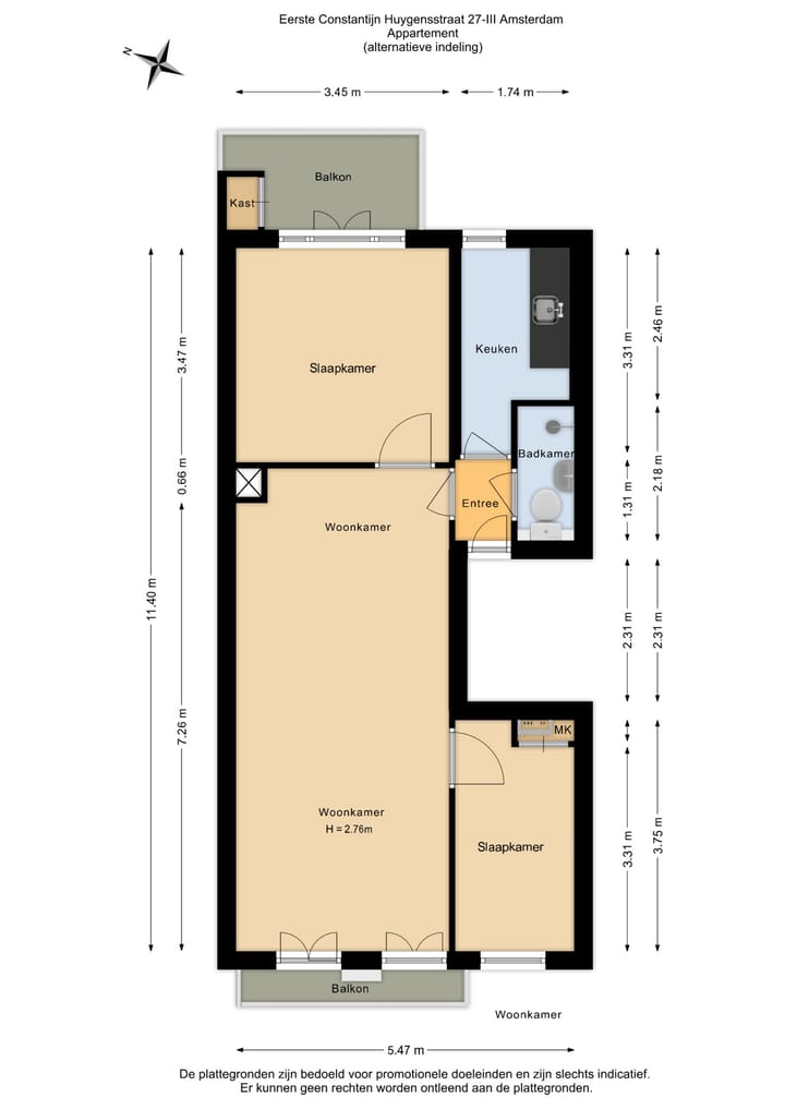 Photo 38 of Eerste Constantijn Huygensstraat 27-3