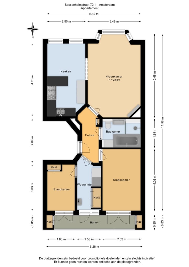 Foto 38 van Sassenheimstraat 72-2