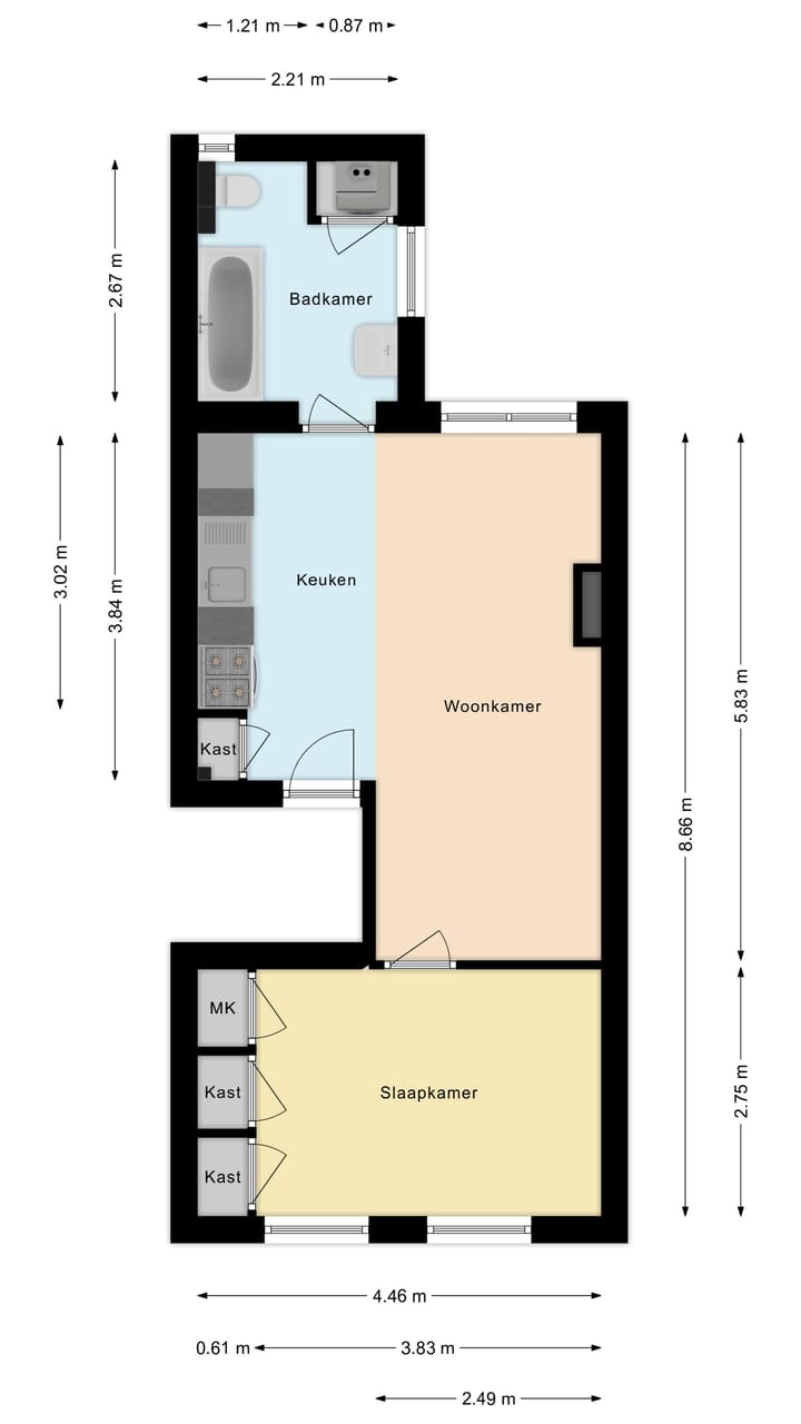 Foto 28 van Frederiksstraat 23-1