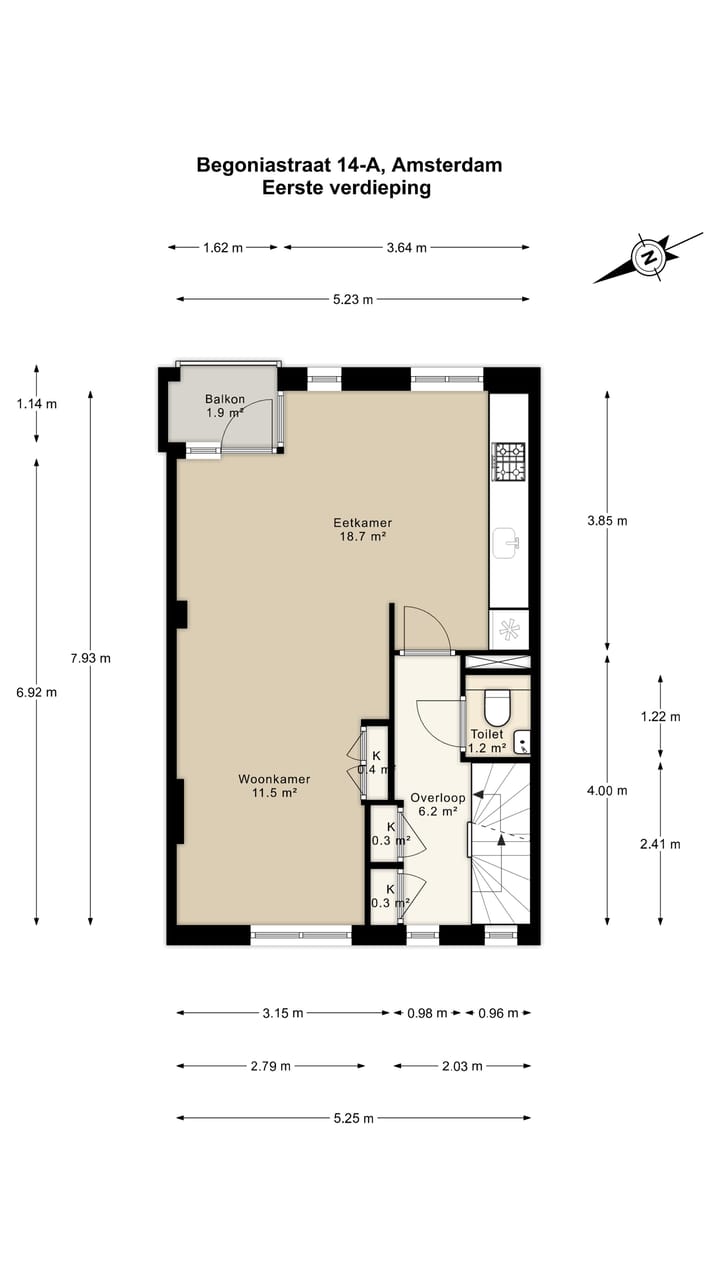 Foto 33 van Begoniastraat 14-A
