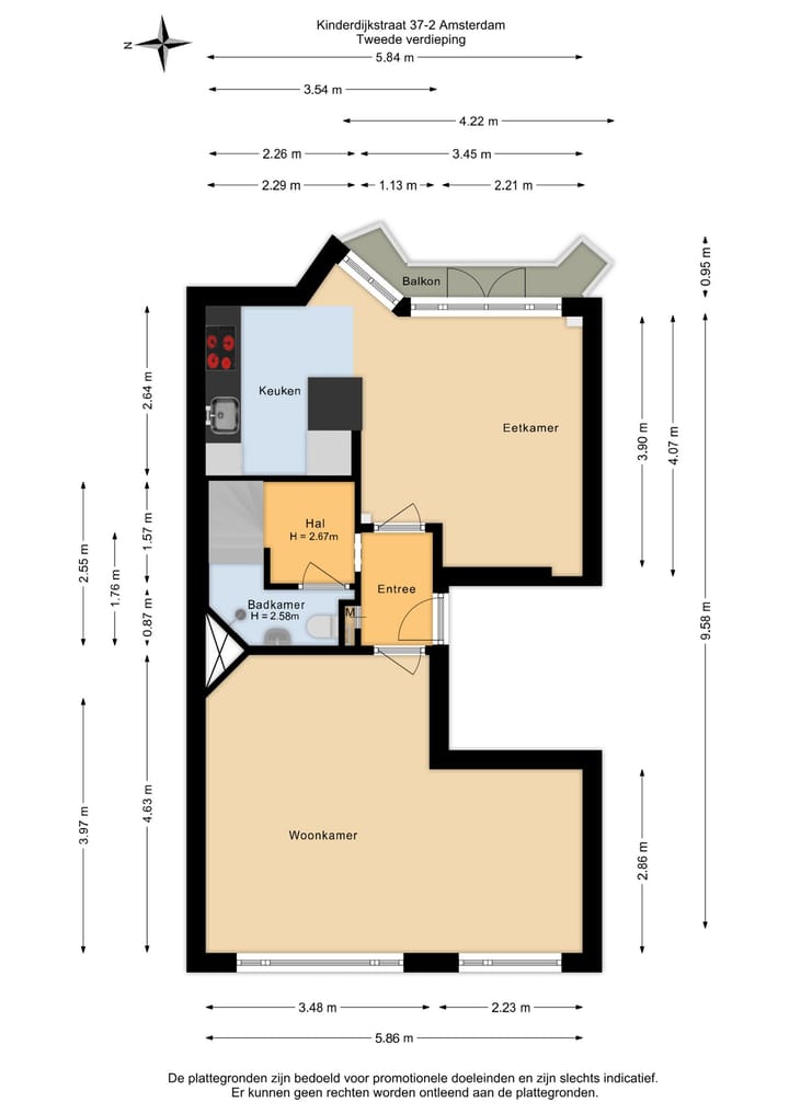 Foto 36 van Kinderdijkstraat 37-2