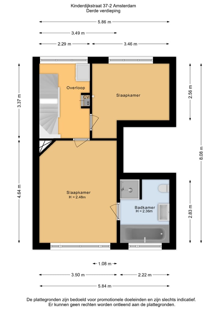 Foto 38 van Kinderdijkstraat 37-2