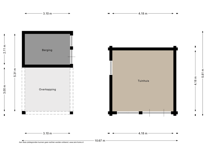 Overkapping+ berging