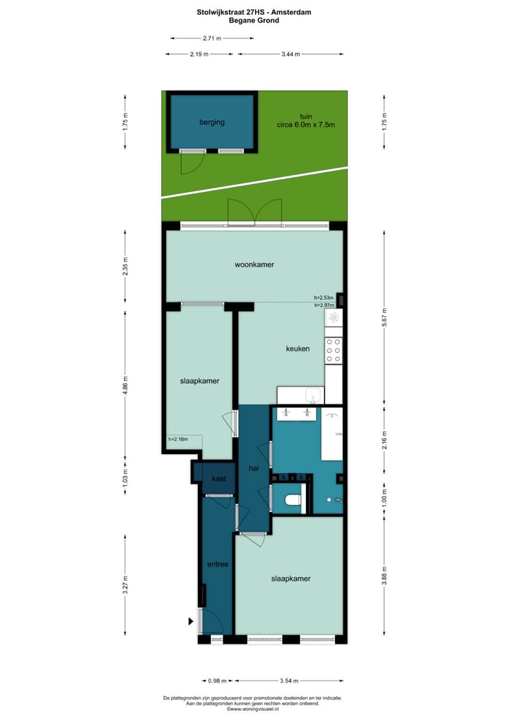 Foto 33 van Stolwijkstraat 27-H