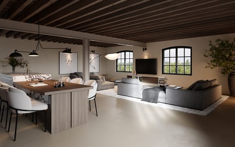 Foto van D Portiekflat