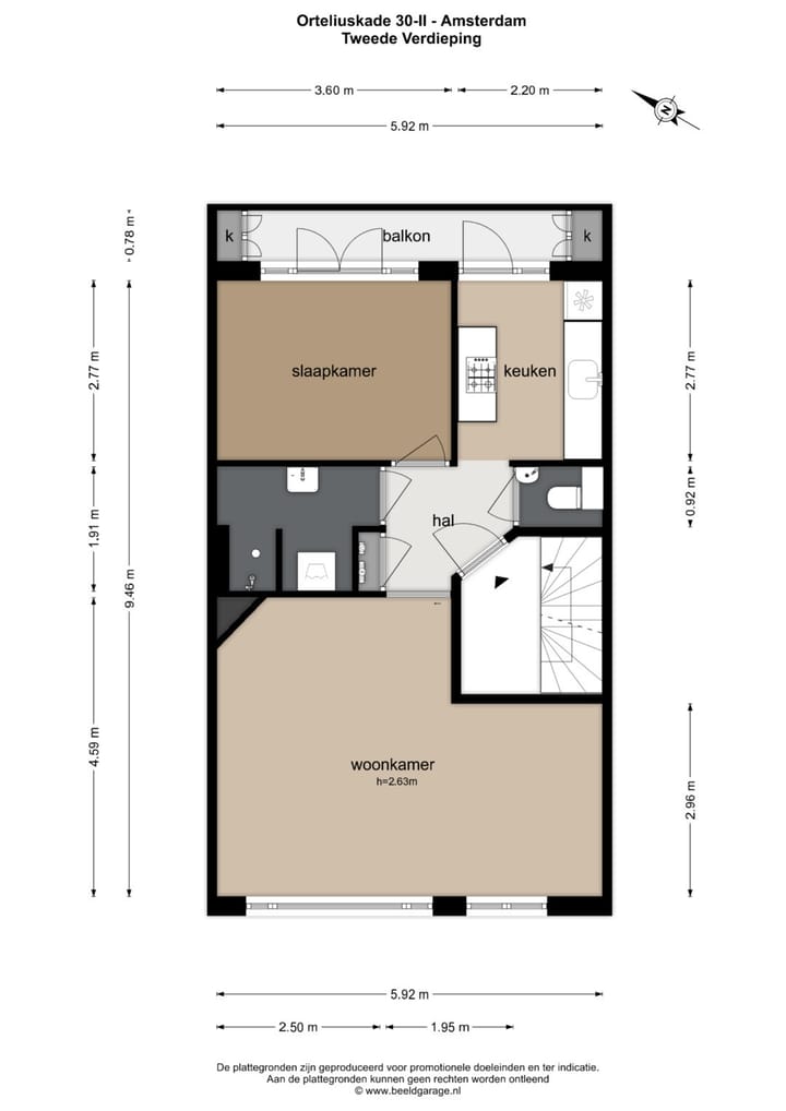 Foto 17 van Orteliuskade 30-2