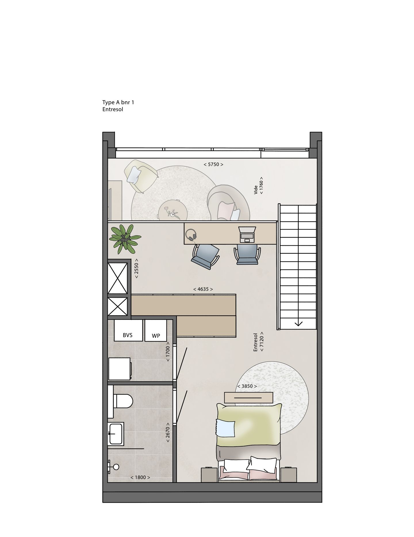Foto 5 van Type A (Bouwnr. 1)