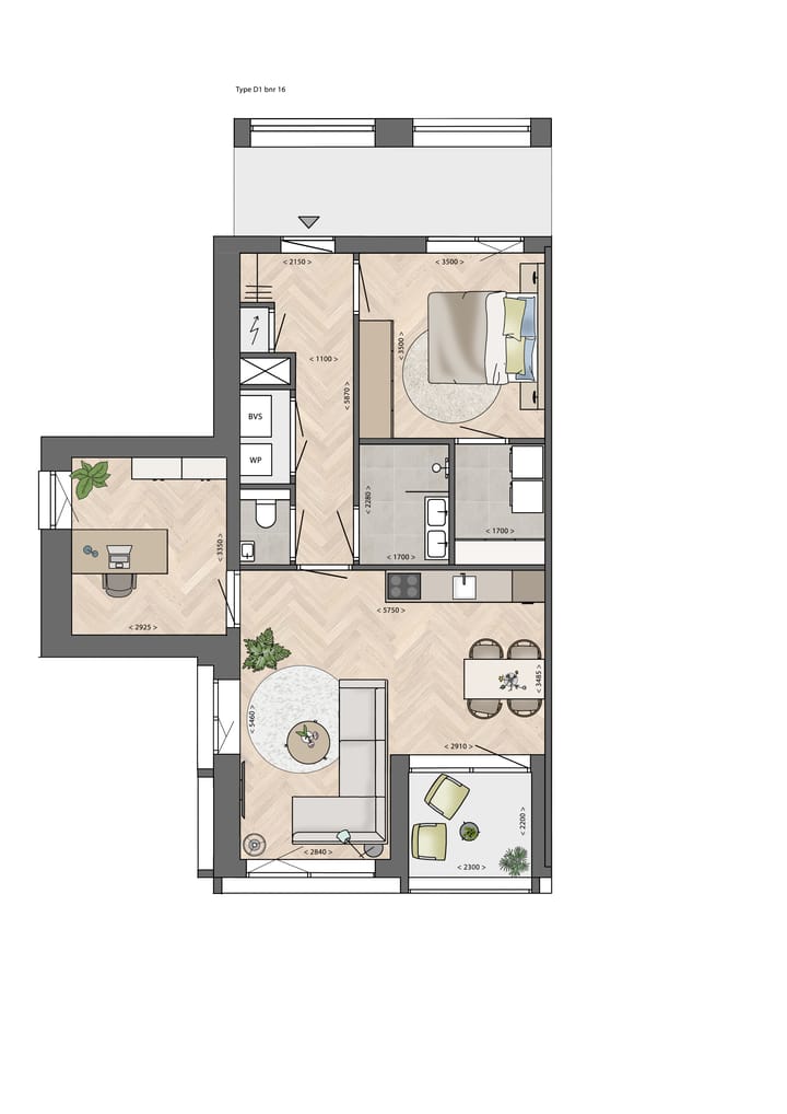 Foto 2 van Type D (Bouwnr. 16)