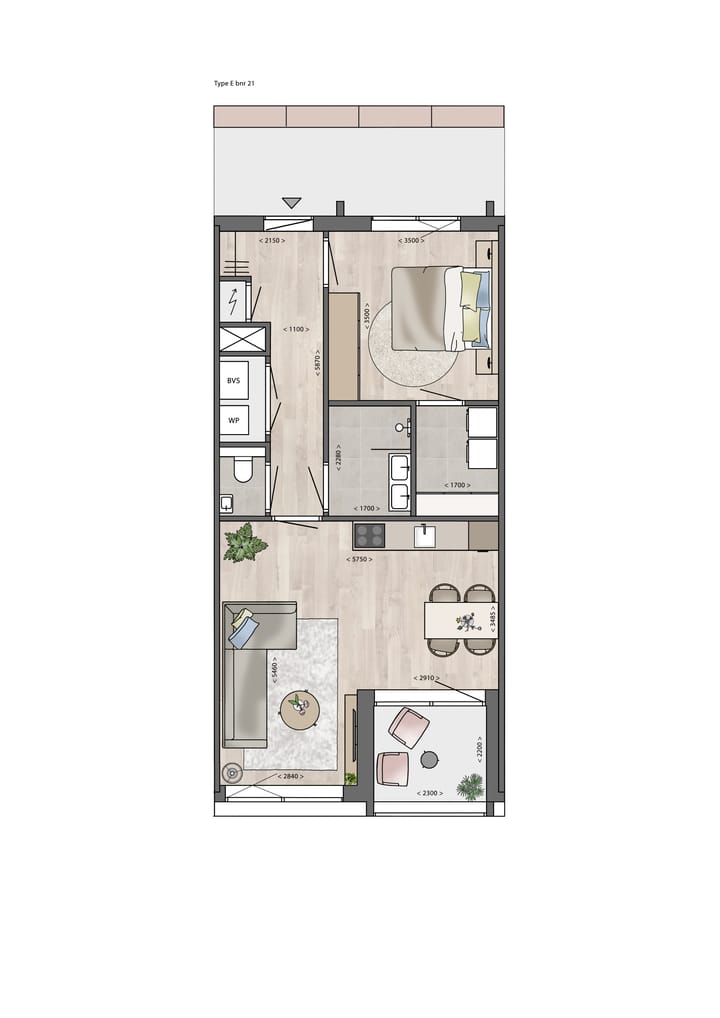 Foto 2 van Type E (Bouwnr. 22)