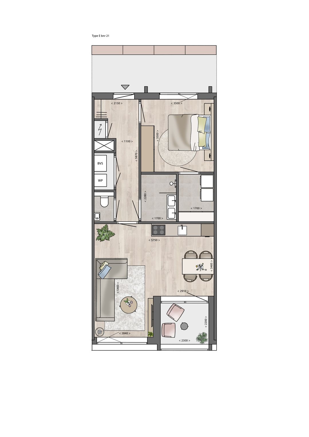 Foto 2 van Type E (Bouwnr. 23)