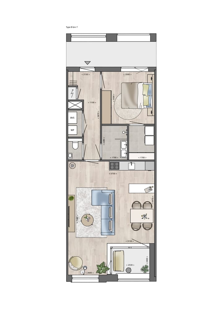 Photo 2 of Type B (Bouwnr. 9)