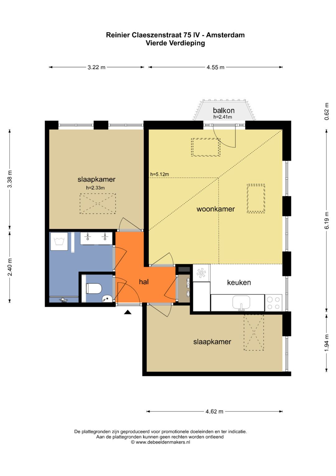 Photo 21 of Reinier Claeszenstraat 75-4