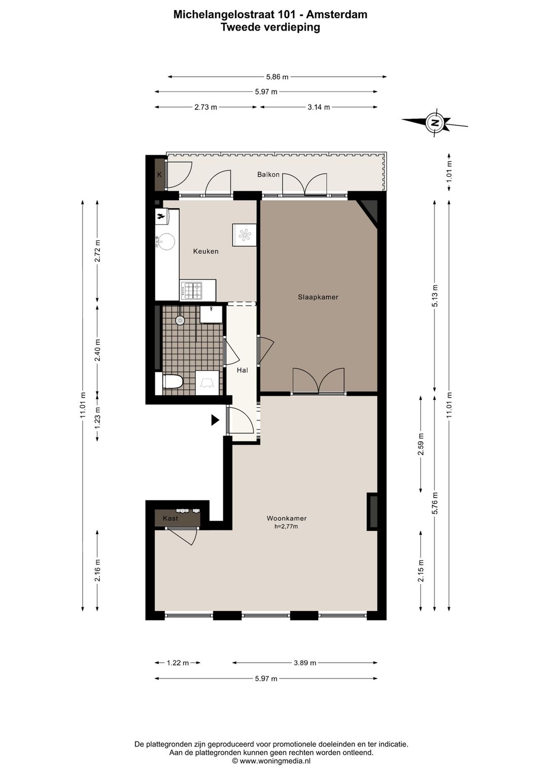 Photo 17 of Michelangelostraat 101-2