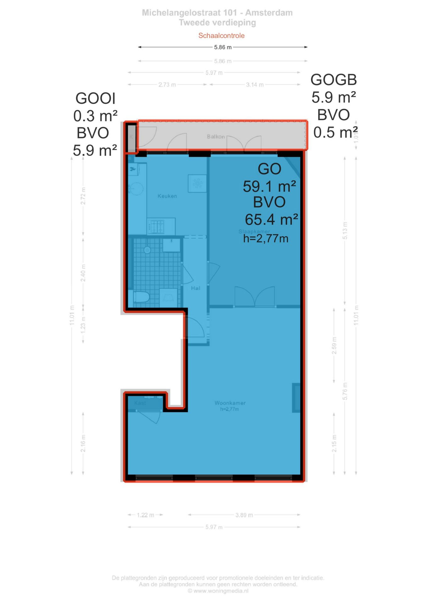 Photo 20 of Michelangelostraat 101-2