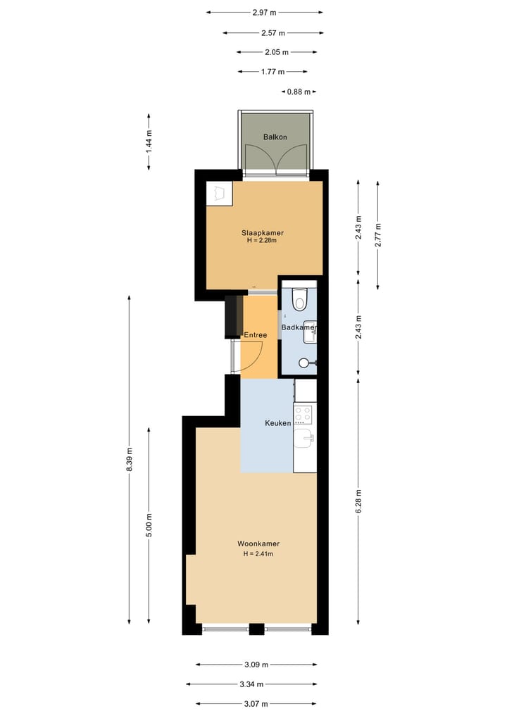 Foto 30 van Brouwersgracht 246-2L