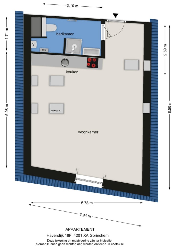 Foto 8 van Havendijk 18-F