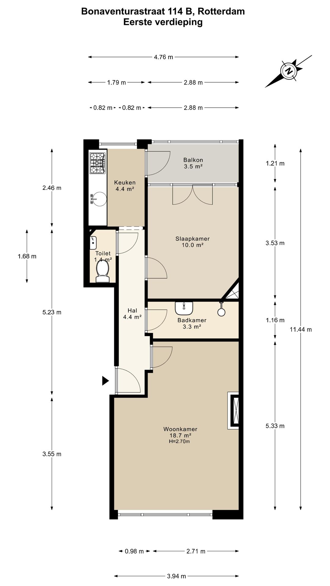 Photo 23 of Bonaventurastraat 114-B