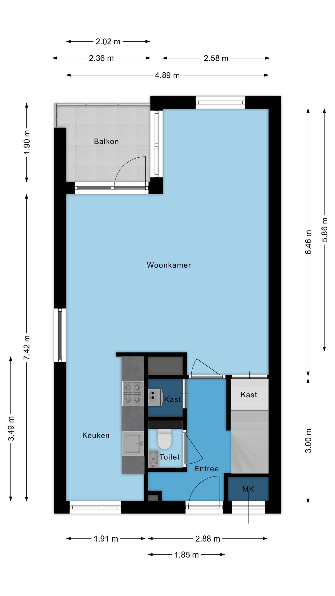 Foto 41 van Marktstraat 2-H