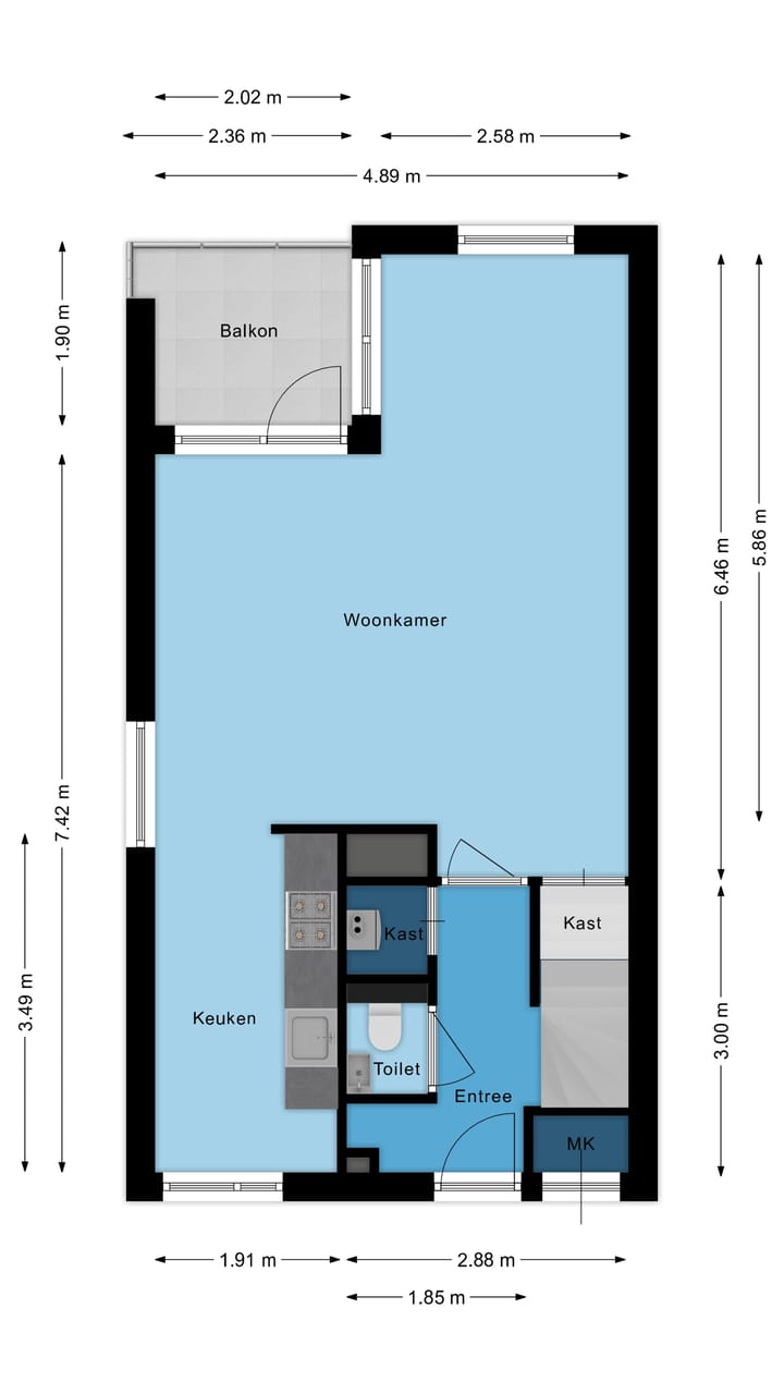 Foto 41 van Marktstraat 2-H