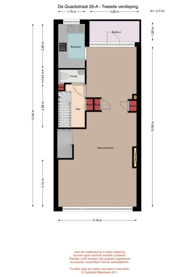 Foto 37 van De Quackstraat 26-A