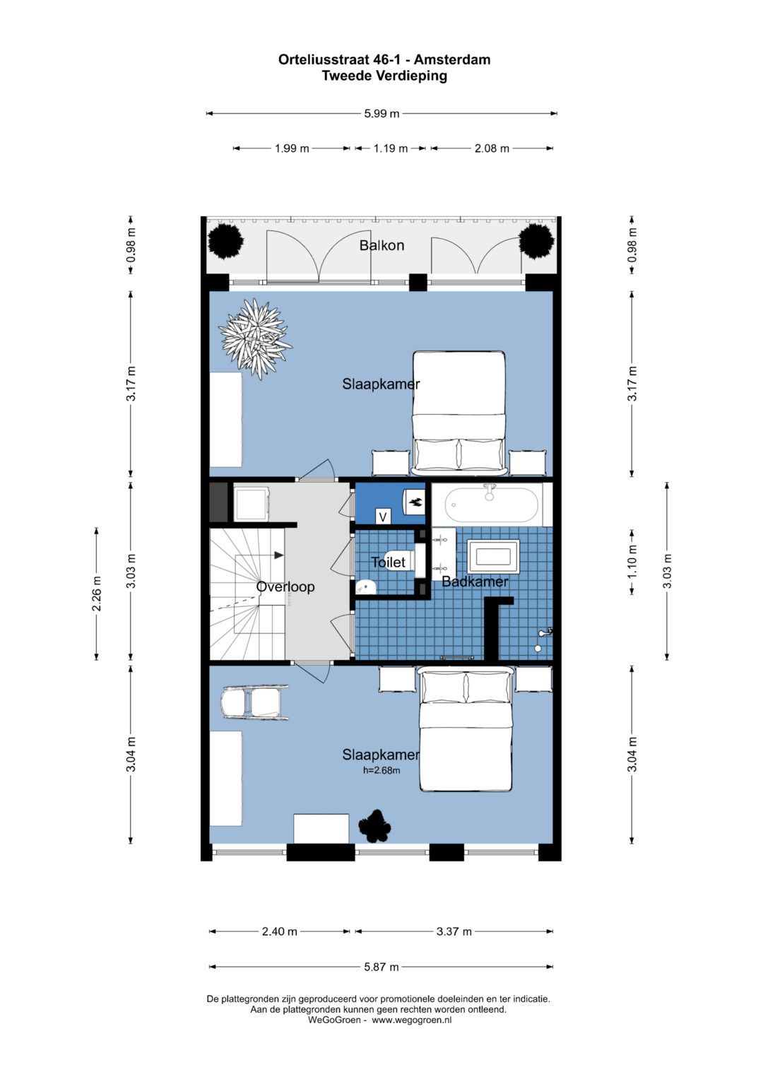 Photo 58 of Orteliusstraat 46-1