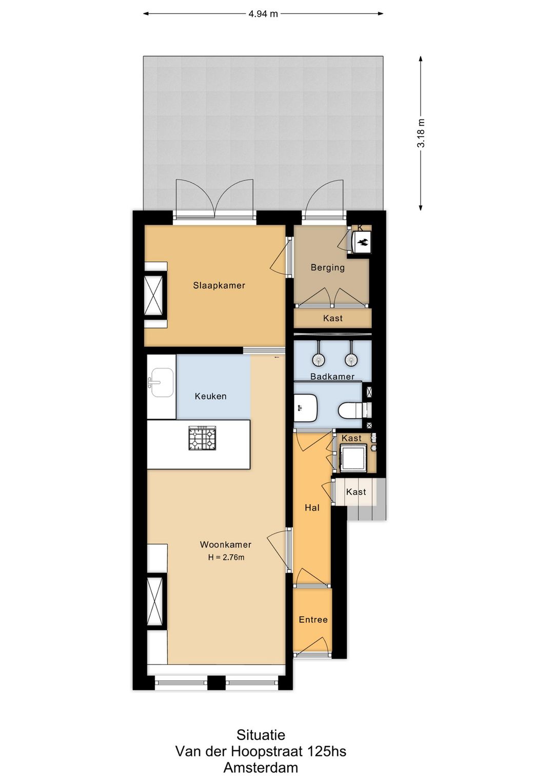 Foto 32 van Van der Hoopstraat 125-H