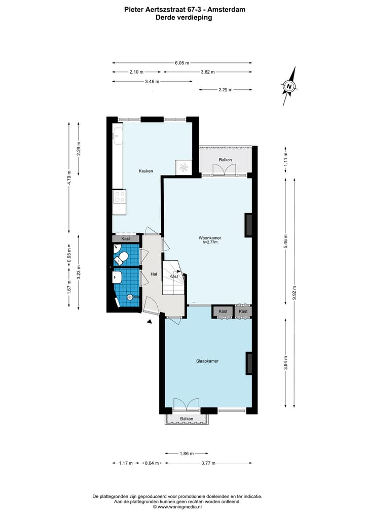 Foto 47 van Pieter Aertszstraat 67-3