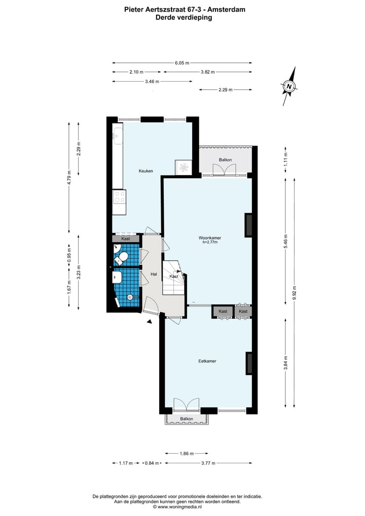 Foto 40 van Pieter Aertszstraat 67-3