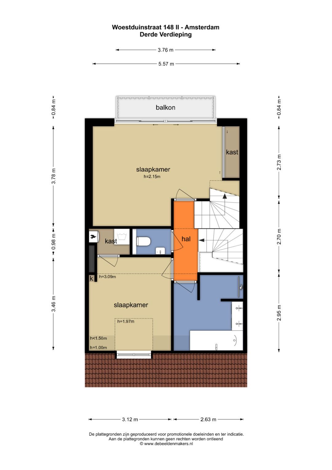 Foto 31 van Woestduinstraat 148-2