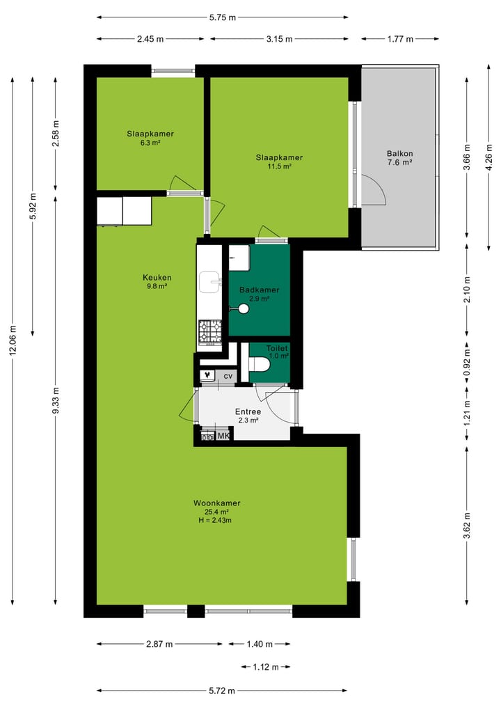 Foto 23 van Klarendalseweg 480-2