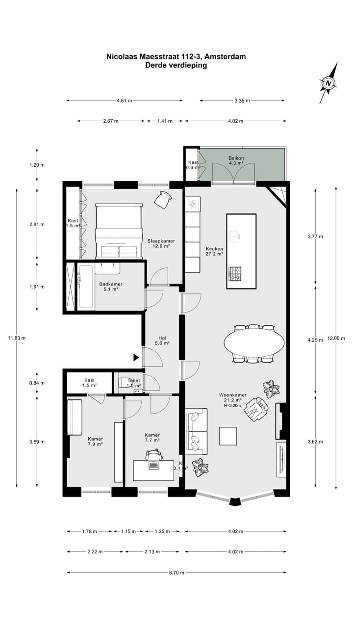 Foto 27 van Nicolaas Maesstraat 112-3