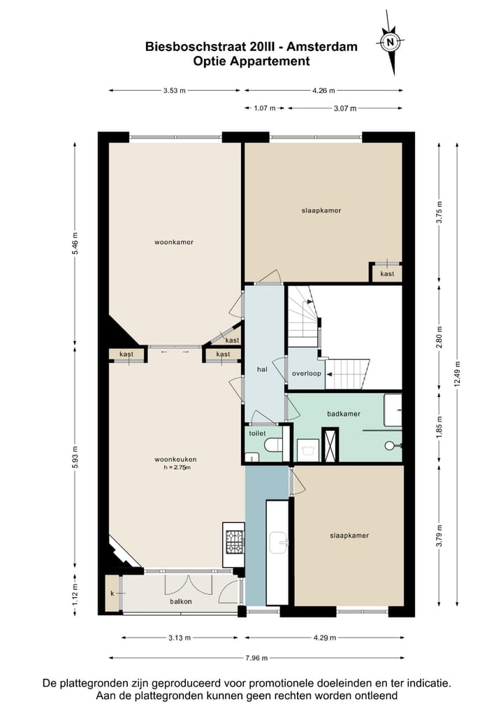 Foto 29 van Biesboschstraat 20-3