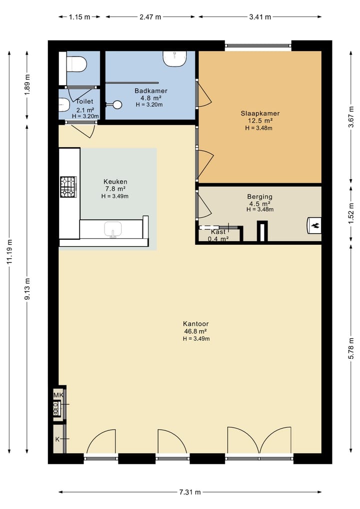 Foto 22 van Gillis van Ledenberchstraat 12-B