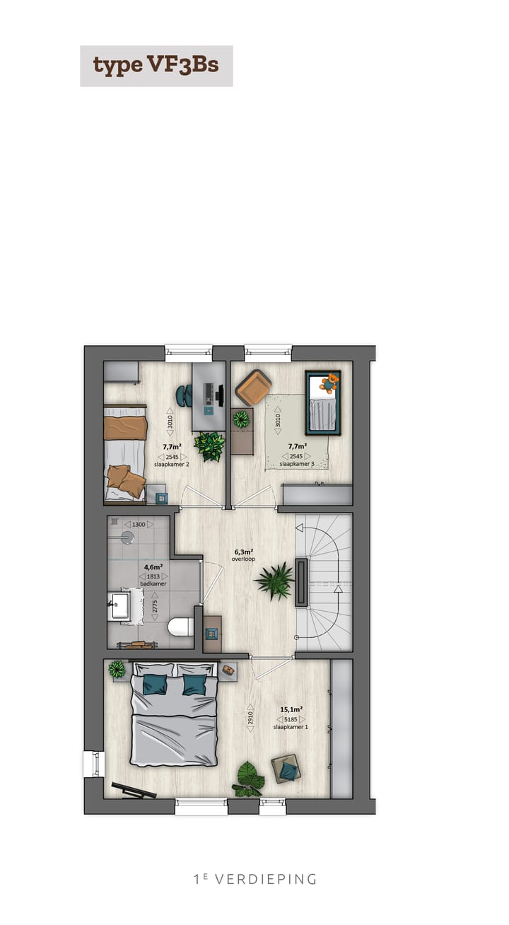 Foto 2 van VFB3s | hoekwoning met multifunctionele rui (Bouwnr. 220)
