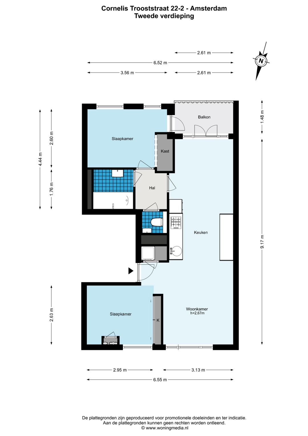 Foto 23 van Cornelis Trooststraat 22-2