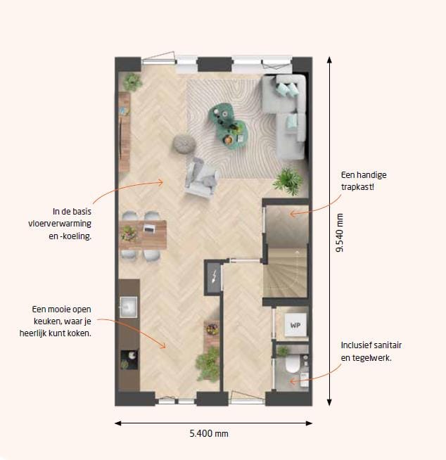 Photo 2 of Kollen aan het Groen | Tussenwoning (Bouwnr. 25)