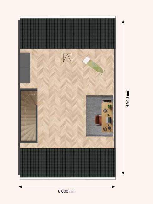 Photo 5 of De Hoge Kollen | BeBo Bovenwoning (Bouwnr. 10)