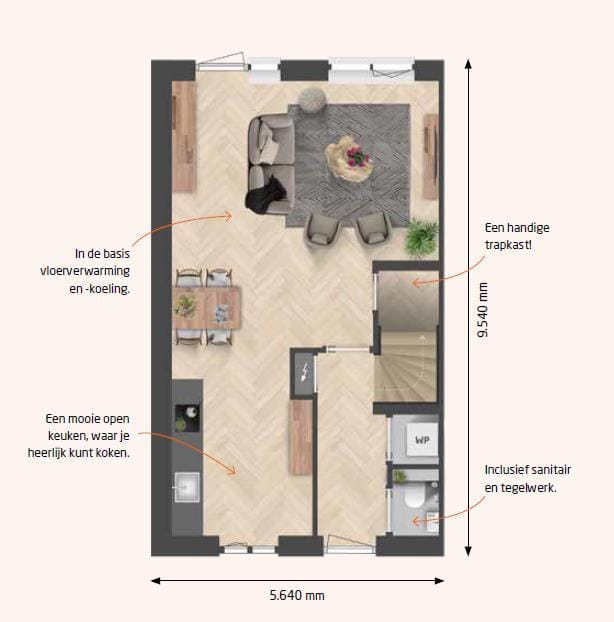 Photo 2 of Kollen aan het Groen | Hoekwoning (Bouwnr. 28)