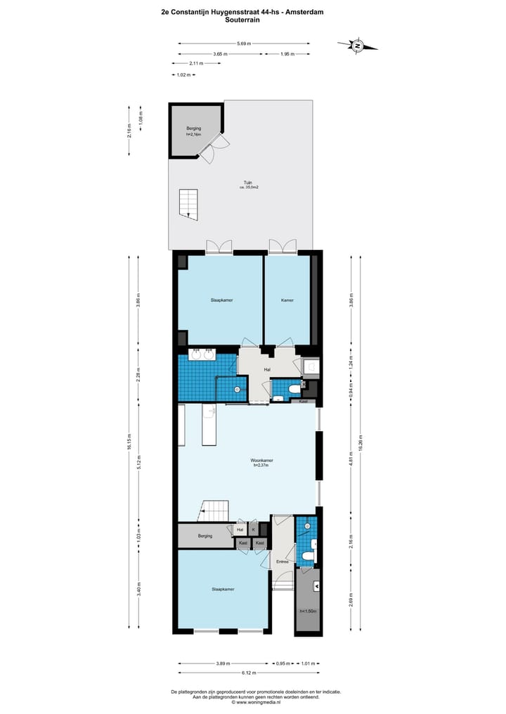 Photo 33 of Tweede Constantijn Huygensstraat 44-A