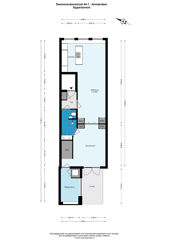 Foto 39 van Swammerdamstraat 44-1