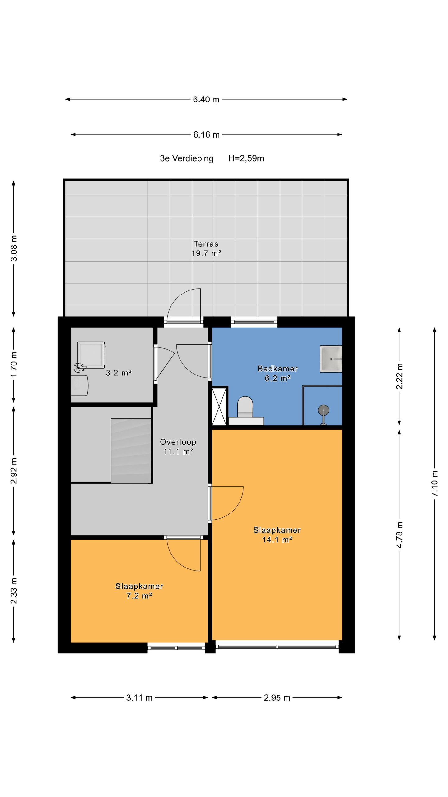 Foto 29 van Hoogeveenlaan 2-B