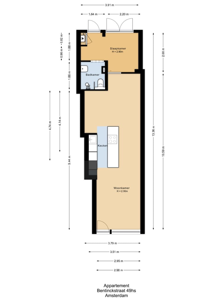 Foto 26 van Bentinckstraat 49-H