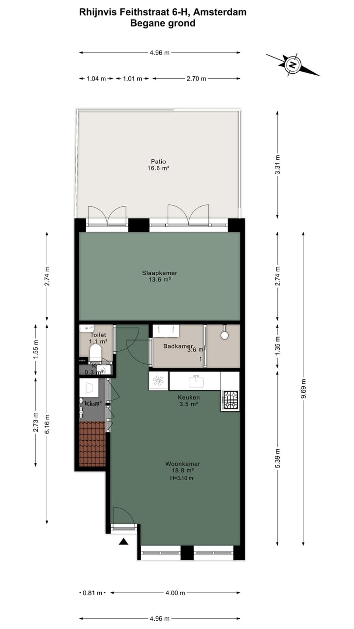 Foto 31 van Rhijnvis Feithstraat 6-H