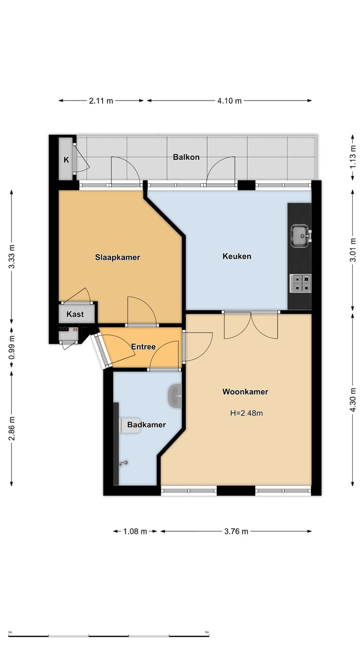 Foto 39 van Theseusstraat 16-2