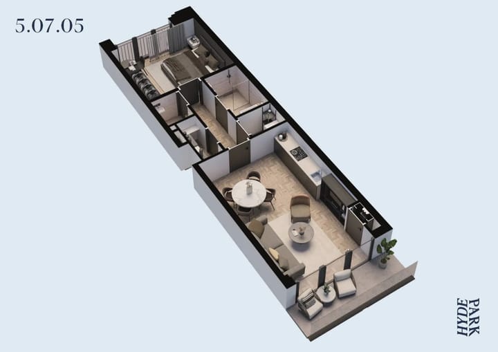 Photo 3 of Knightsbridge Hyde Park huis 5 type 1