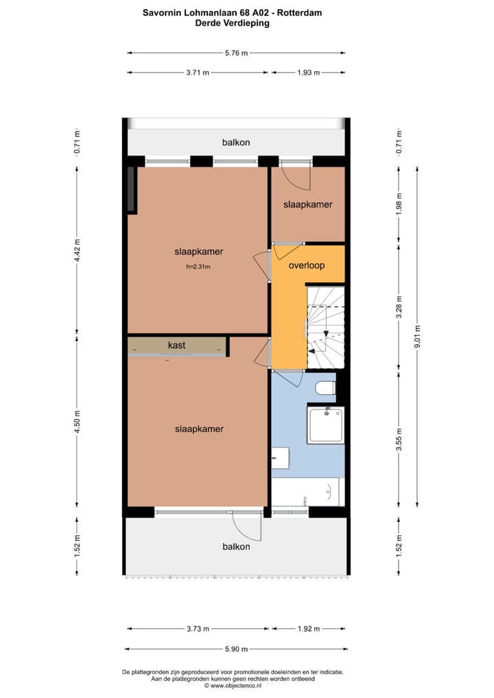 Foto 35 van De Savornin Lohmanlaan 68-A02