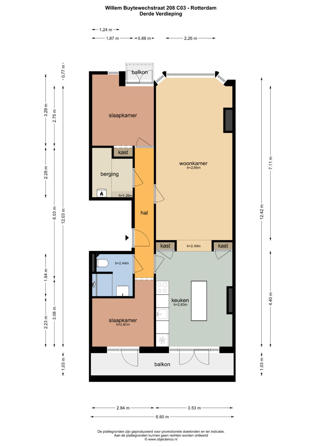 Foto 21 van Willem Buytewechstraat 208-C03