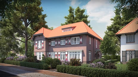 Foto van Half-vrijstaande Villa rechts Halfvrijstaande woning