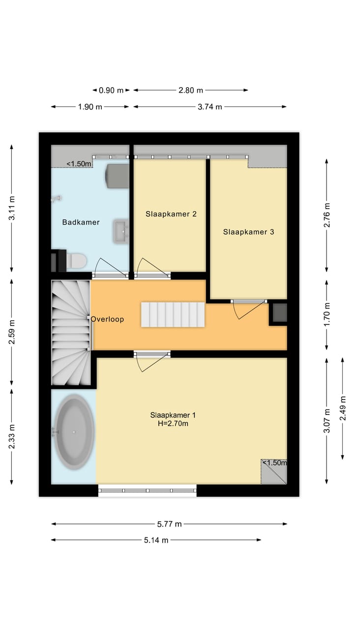 Foto 45 van Von Guerickestraat 79-1