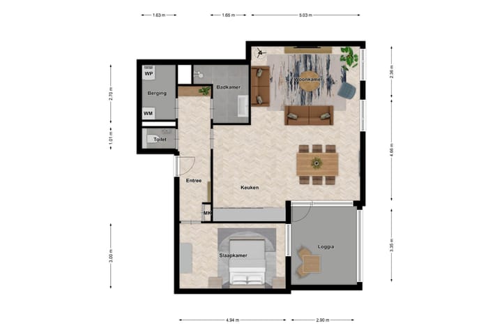 Foto 3 van Van Beresteijnstraat (Bouwnr. 18C)